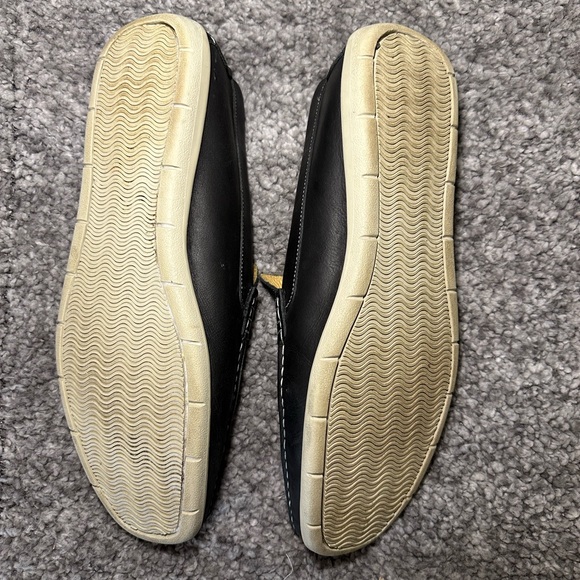 Mercanti Fiorentini Men's Navy Leather Loafers Size 12 - Picture 7 of 9